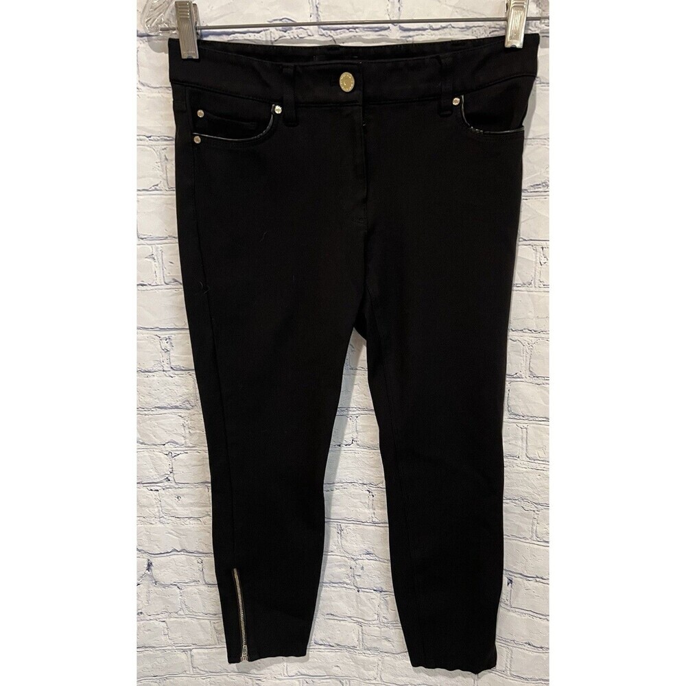 White House Black Market WHBM Skinny Jeans The Skimmer Women's Stretch Black 0S - Picture 1 of 9